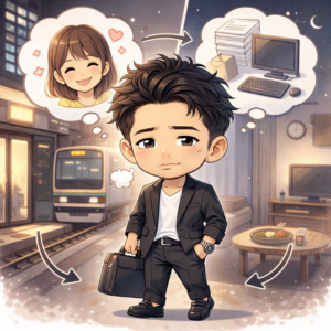 家と仕事場の往復