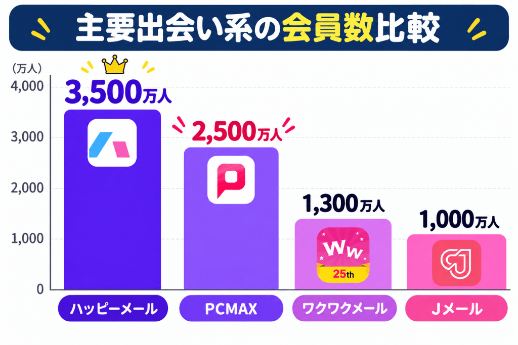 出会い系会員数